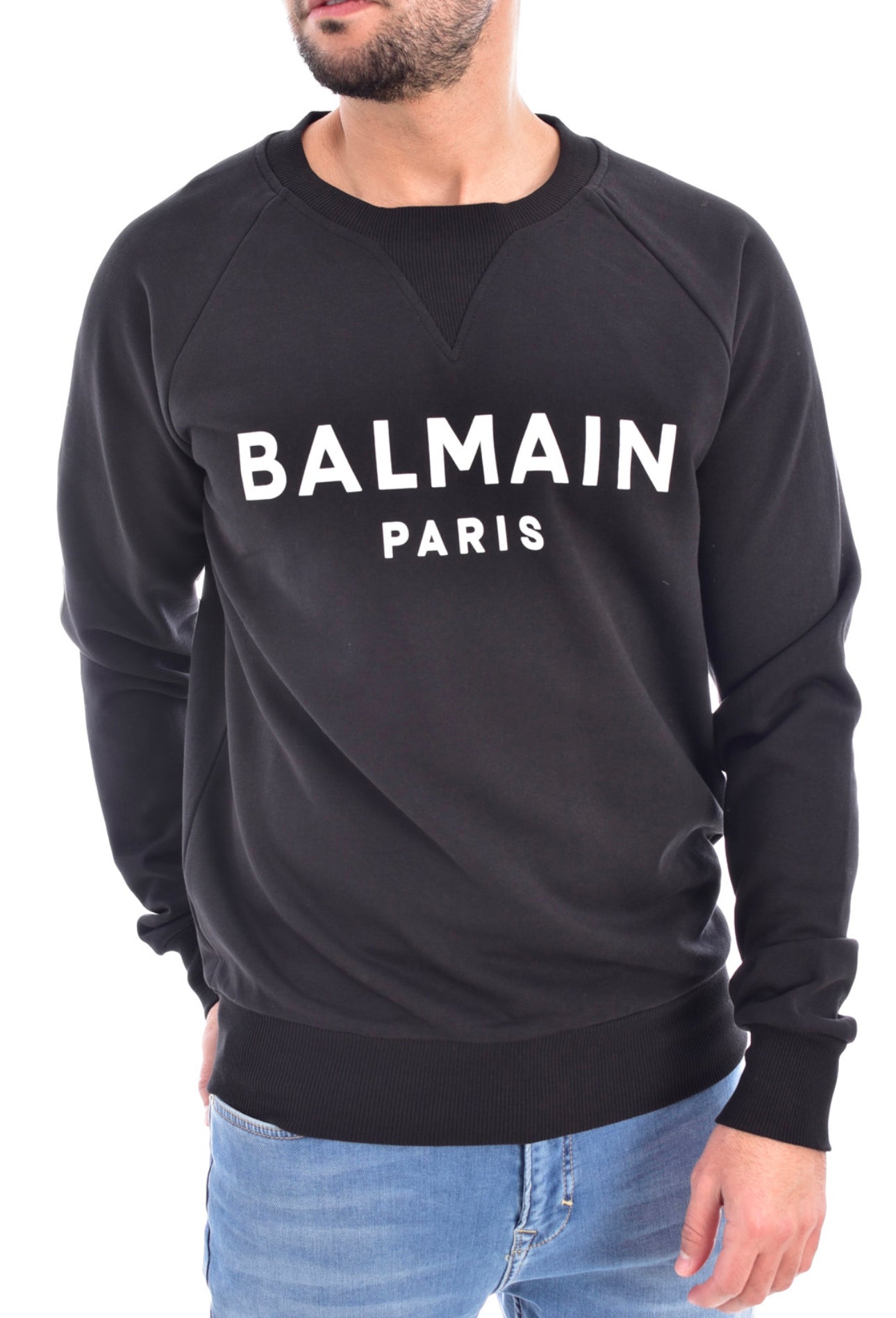 BALMAIN man jumper XH1JQ005 BB23